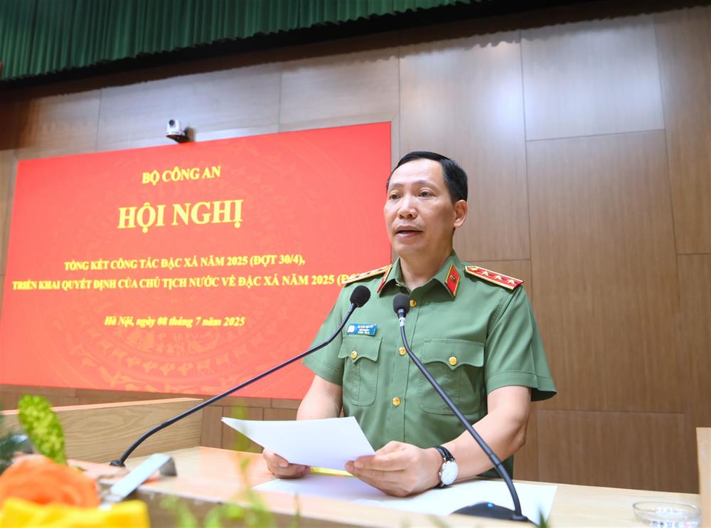 Triển khai công tác đặc xá đợt 2 năm 2025 đảm bảo chặt chẽ, khách quan, đúng quy định