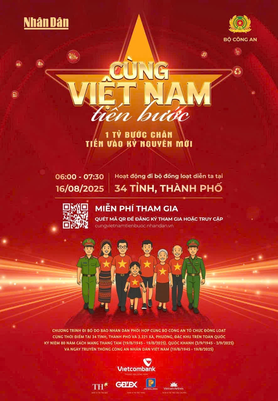 Bộ ảnh hưởng ứng Chương trình "Cùng Việt Nam tiến bước" tại tỉnh Tây Ninh