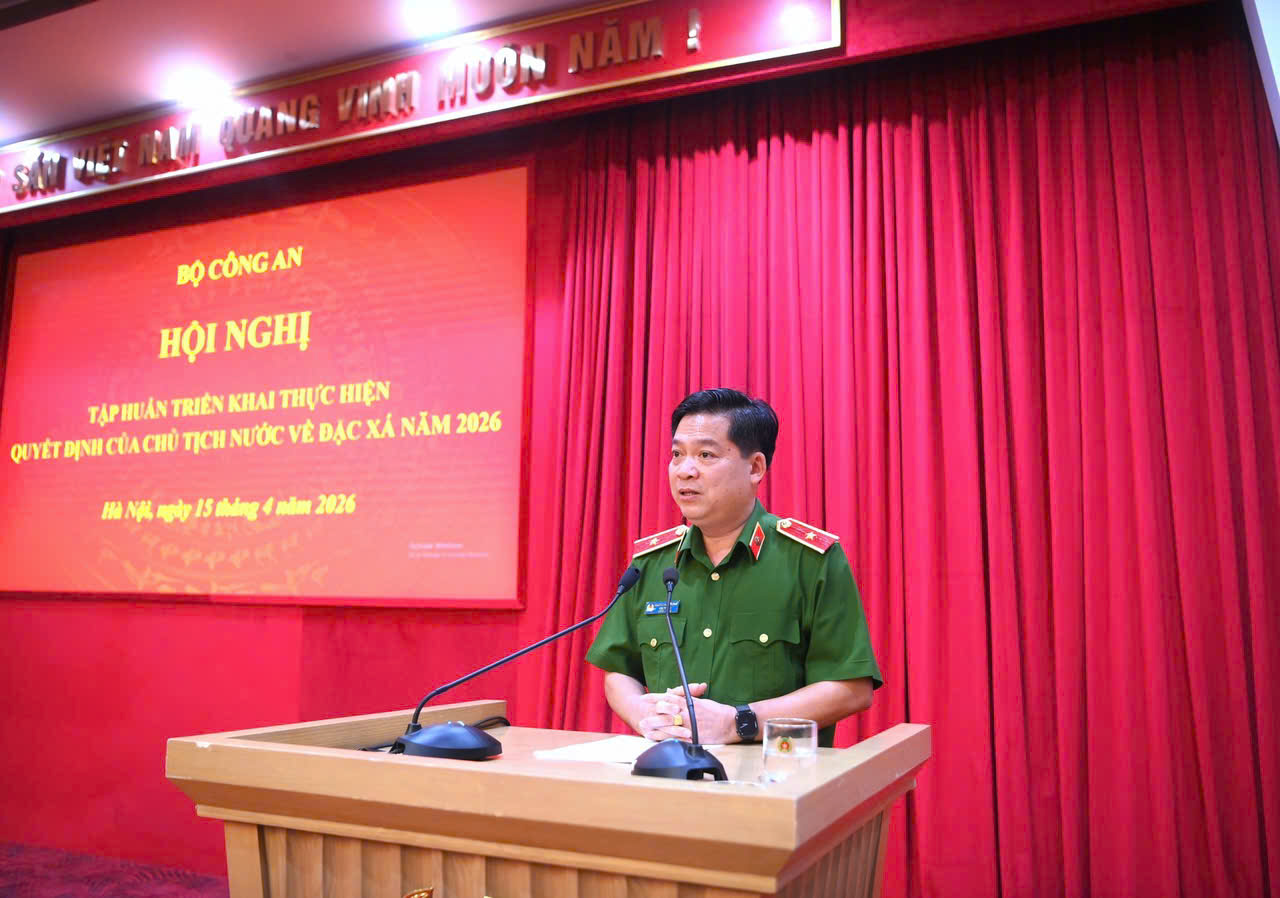 Bộ Công an triển khai công tác đặc xá năm 2026 đảm bảo chặt chẽ, khách quan, đúng quy định