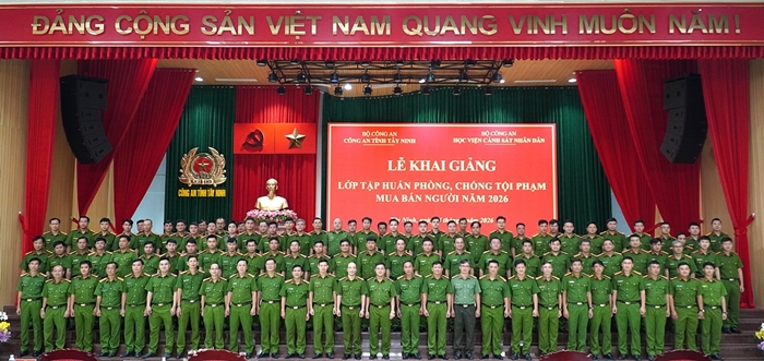 Công an tỉnh Tây Ninh phối hợp tập huấn phòng, chống tội phạm mua bán người